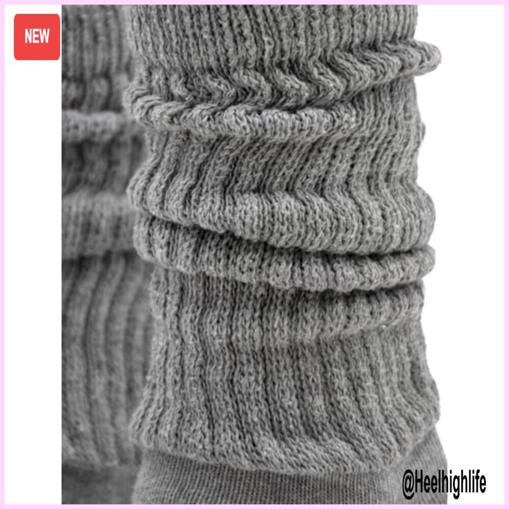 3 Pack Slouch Socks, Cotton Blend, Stay-Put Elastic Top, Casual Wear - Picture 5 of 7